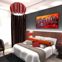 Saresco furnished apartments (bedroom)